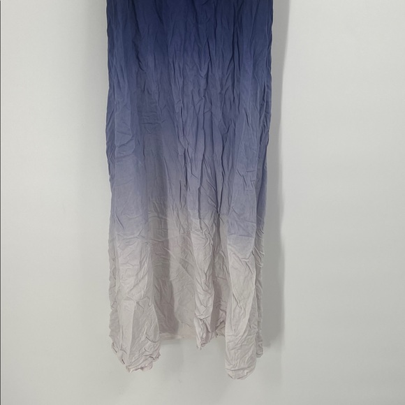 Purple Ombré Maxi Dress With Crochet Detail - Picture 3 of 8